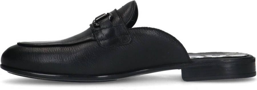 Sacha Heren Zwarte leren slip-on loafers - Foto 4