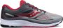 Saucony Hardloopschoenen Vrouwen grijs rood zilver - Thumbnail 5