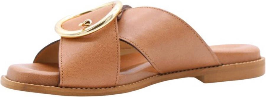 Scapa Stijlvolle Heeled Mules Brown Dames - Foto 5