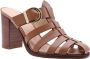 Scapa Stijlvolle Heeled Mules Brown Dames - Thumbnail 9