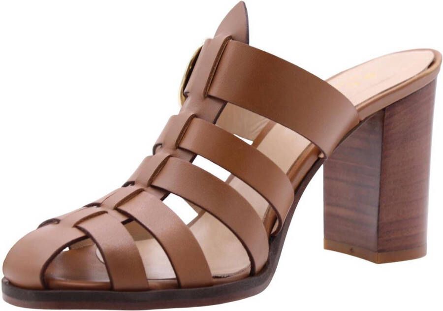 Scapa Stijlvolle Heeled Mules Brown Dames - Foto 11