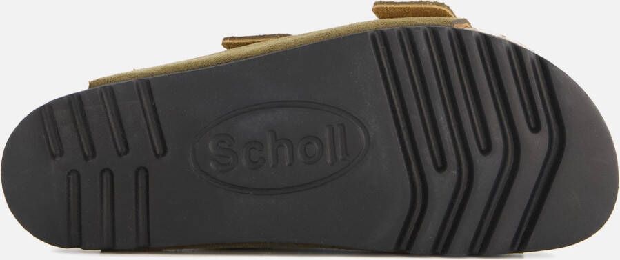 Scholl Josephine Sandalen groen Suede Dames