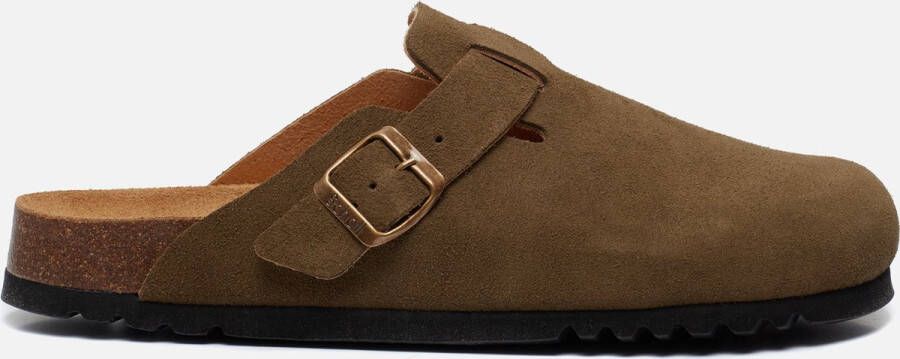 Scholl Olivier Sandalen groen Suede Heren