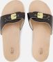 Scholl Pescura Heel Sandalen zwart Leer Dames - Thumbnail 9