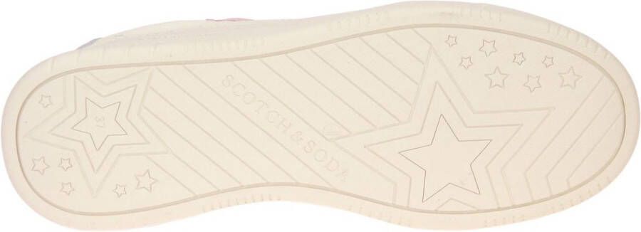 Scotch & Soda Elli Lage sneakers Leren Sneaker Dames Beige