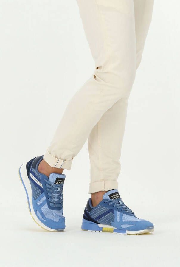 Scotch & Soda Heren Sneakers Vivex Sneaker Blue Blauw