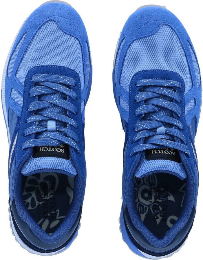 Scotch & Soda Heren Sneakers Vivex Sneaker Blue Blauw