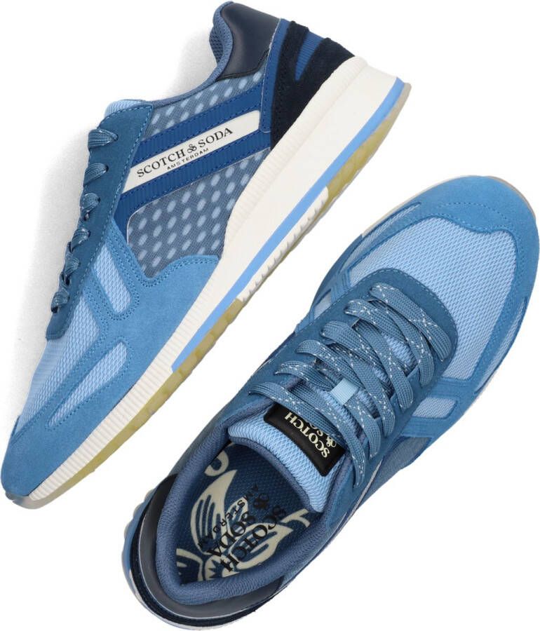 Scotch & Soda Heren Sneakers Vivex Sneaker Blue Blauw