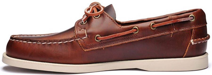 Sebago Bruine Bootschoenen Dockside