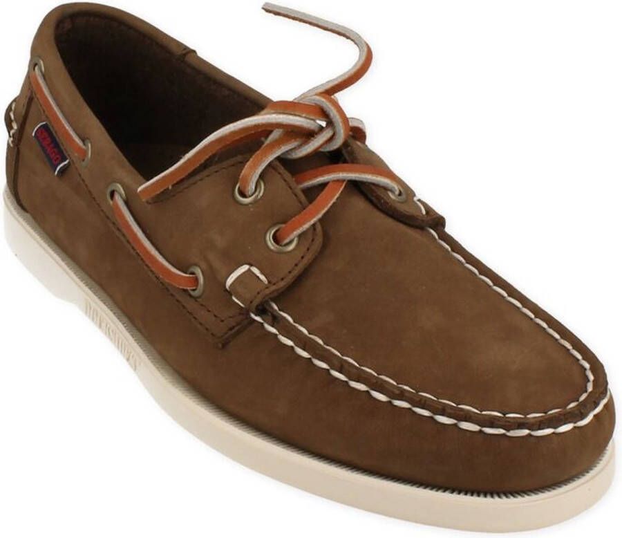 Sebago heren Portland N. dark brown BRUIN