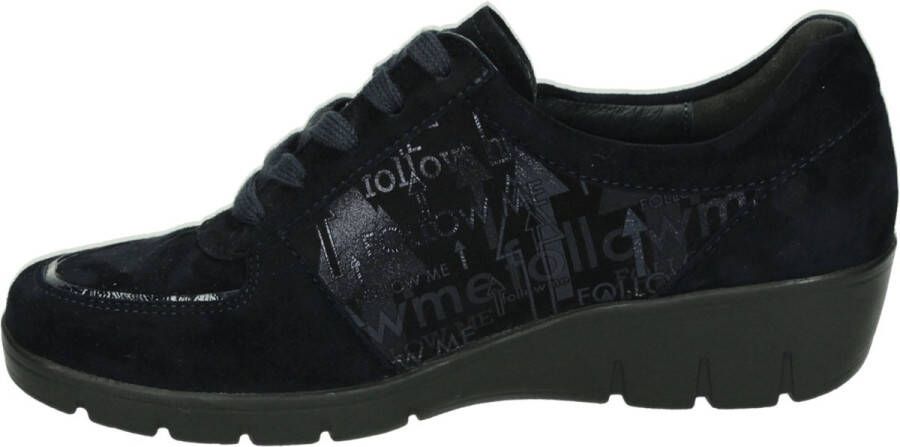 Semler J7085 Volwassenen Dames veterschoenen Kleur Blauw