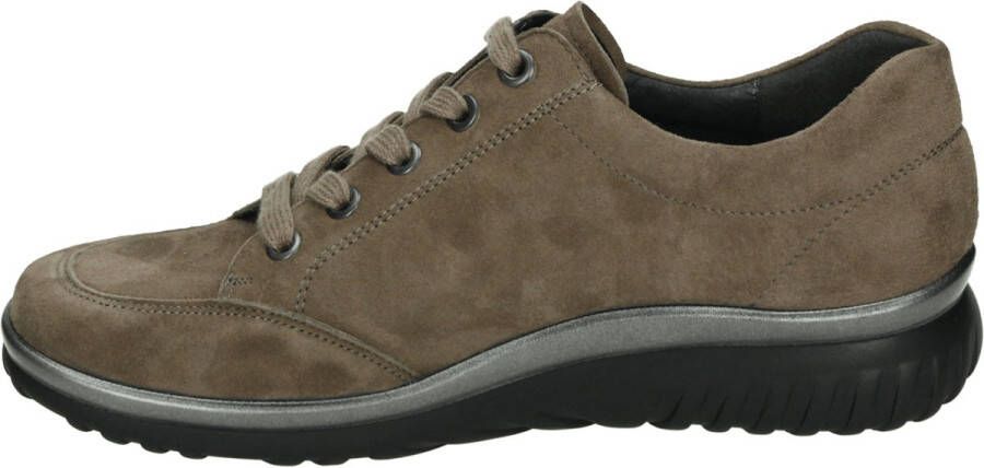 Semler L5135 Volwassenen Dames veterschoenen Kleur Taupe