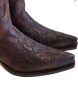 Sendra boots 11472 Cuervo Bruin Heren Laarzen Cowboy Western Boots Spitse Neus Schuine Hak Lederen Zool Sierstiksel Studs Vintage Look Echt Leer - Thumbnail 4