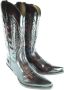 Sendra Boots 2073 Cuervo Florentic Bordeaux Laarzen Handgemaakt Cow Western Boots Leren Zool Spitse Neus Schuine Hak Glanzend Echt Leer - Thumbnail 4