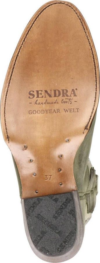 Sendra Debora Insa leren cowboylaarzen kaki - Foto 5