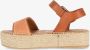 Shabbies Amsterdam Izzie Espadrille Sandaal Roze - Thumbnail 3