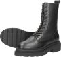 Shabbies Amsterdam Mirle leren veterboots zwart - Thumbnail 10