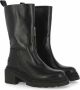 Shabbies Amsterdam Shabbies 183020285 Enkelboots Enkellaarsjes Dames Zwart - Thumbnail 9