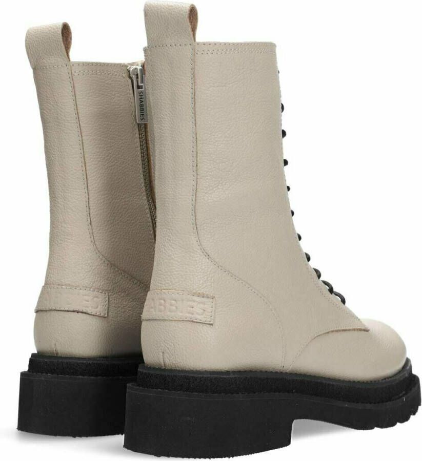 Shabbies Amsterdam Miki dames veterboot Ecru