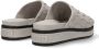 Shabbies Platform Slipper Licht Grijs Gevlochten Gray Dames - Thumbnail 10