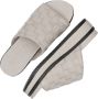 Shabbies Platform Slipper Licht Grijs Gevlochten Gray Dames - Thumbnail 11