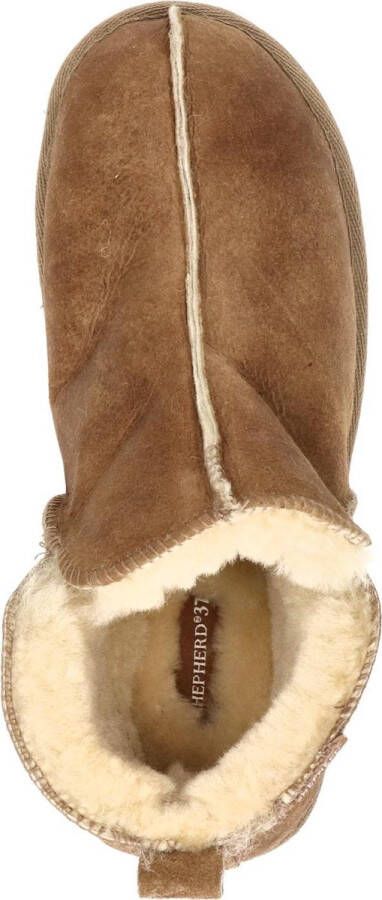 SHEPHERD OF SWEDEN Shepherd Annie dames pantoffel Cognac