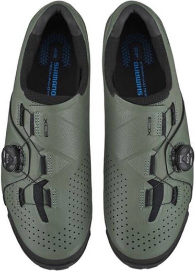 Shimano XC300 MTB-schoenen Olive Heren