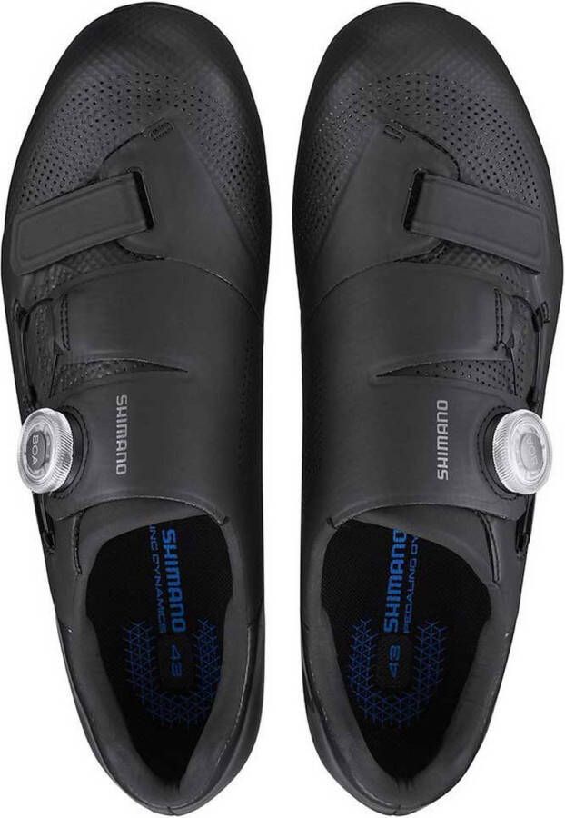 Shimano R Brede Raceschoenen Black Heren