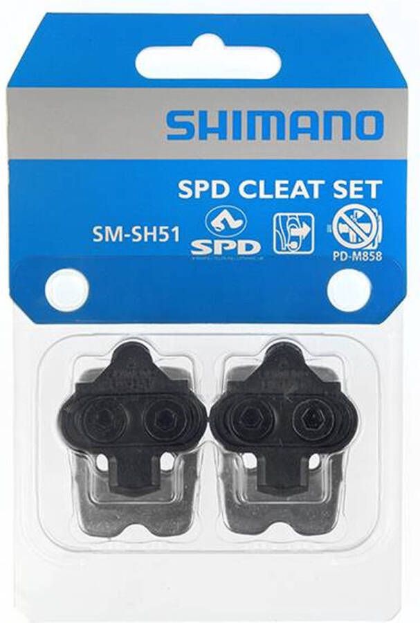 Shimano Schoenplaatjes SM-SH51 SPD Met Borgplaatje