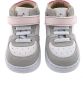 Shoesme Baby Babysneakers Meisjes Grey White Pink Leer - Thumbnail 11