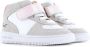 Shoesme Baby Babysneakers Meisjes Grey White Pink Leer - Thumbnail 9