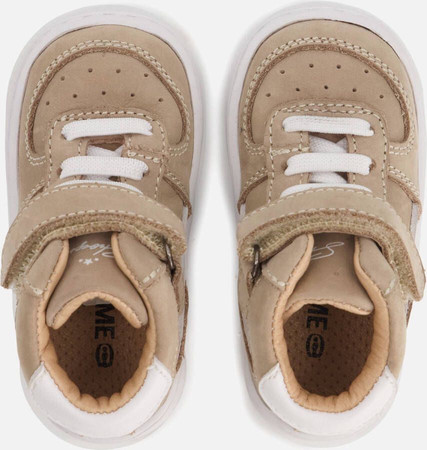 Shoesme Baby Babysneakers Taupe Leer - Foto 6