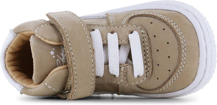 Shoesme Baby Babysneakers Taupe Leer - Foto 9