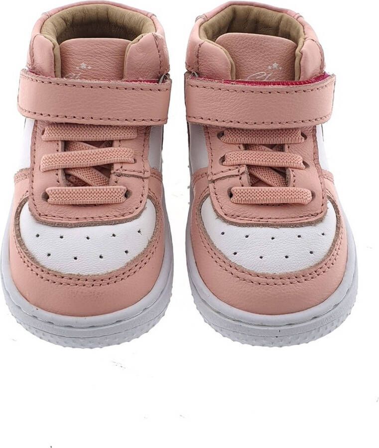 Shoesme Baby Babysneakers Meisjes Pink White Leer