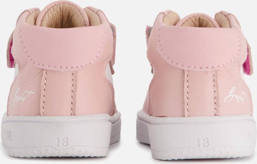 Shoesme Baby Babysneakers Meisjes Pink White Leer