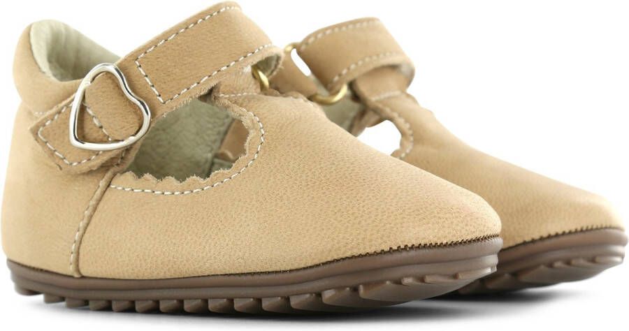 Shoesme Baby Ballerina schoenen Meisjes Taupe Leer