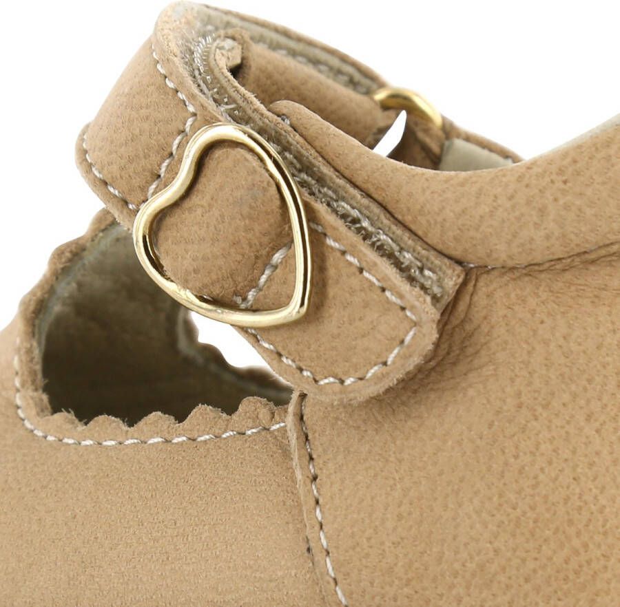 Shoesme Baby Ballerina schoenen Meisjes Taupe Leer