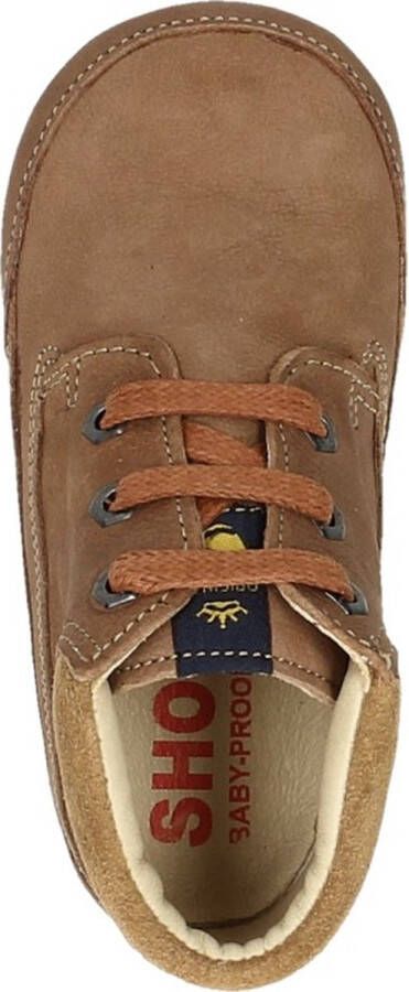 Shoesme Baby Veterschoenen Meisjes jongens Cognac Leer