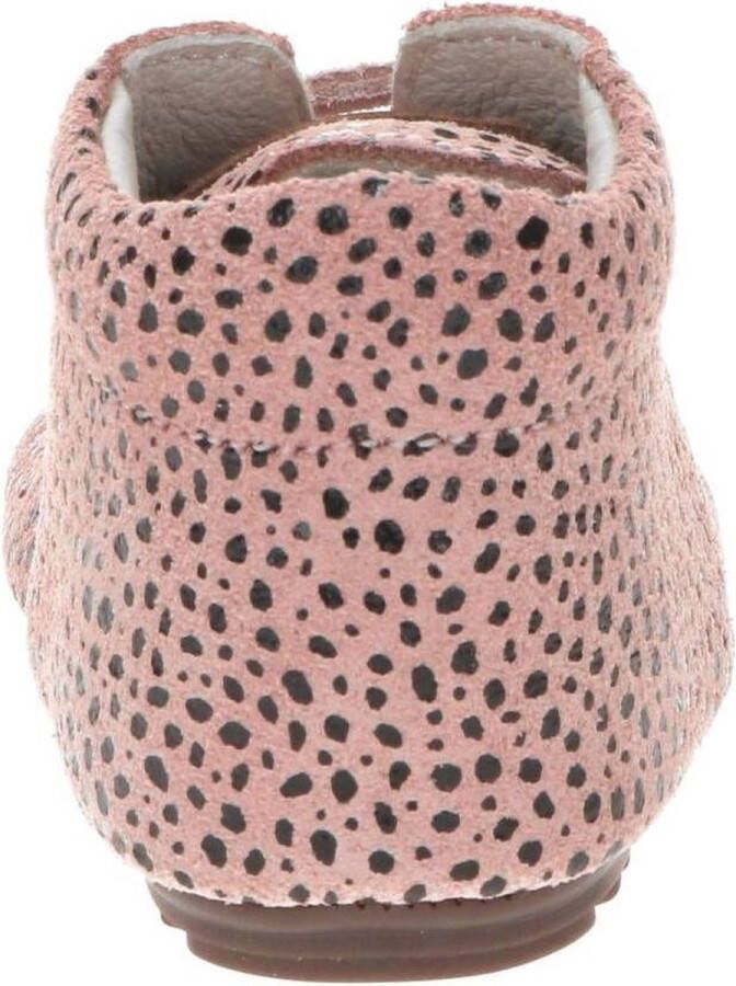 Shoesme Baby Veterschoenen Meisjes Rosa Leer