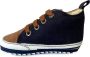 Shoesme BP21W031 A leren babyschoenen blauw cognac - Thumbnail 11