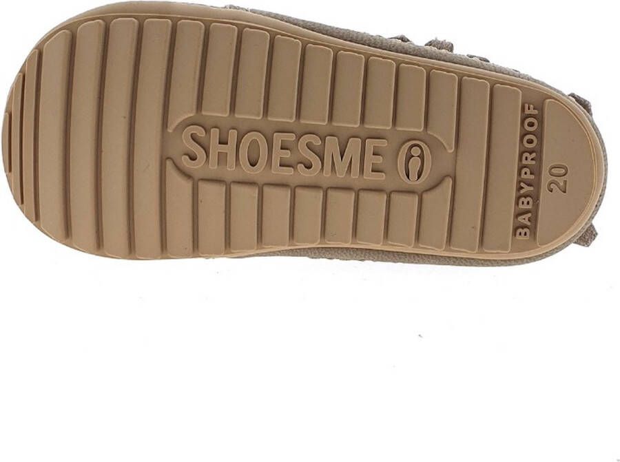 Shoesme Babyschoenen taupe Leer