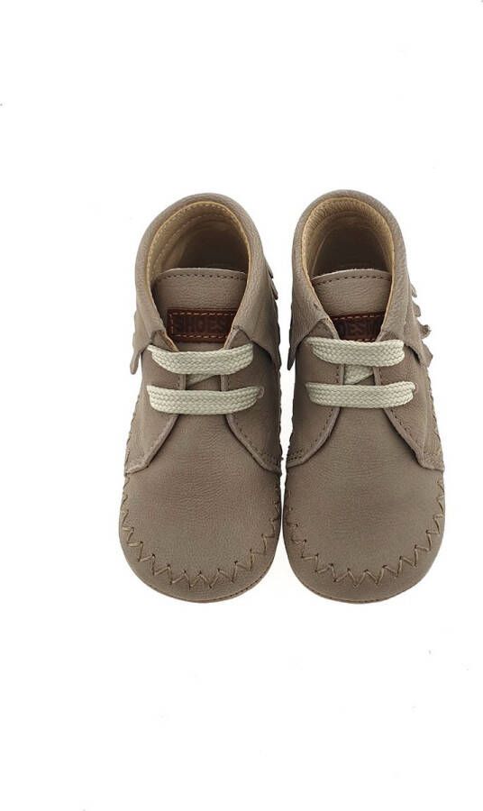 Shoesme Babyschoenen taupe Leer