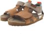 Shoesme leren sandalen grijs cognac Bruin Jongens Leer Meerkleurig 25 - Thumbnail 3