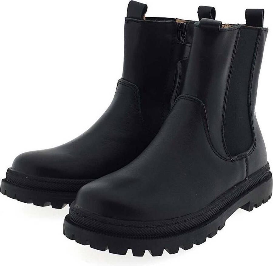 Shoesme Bikerboots Meisjes Black Leer