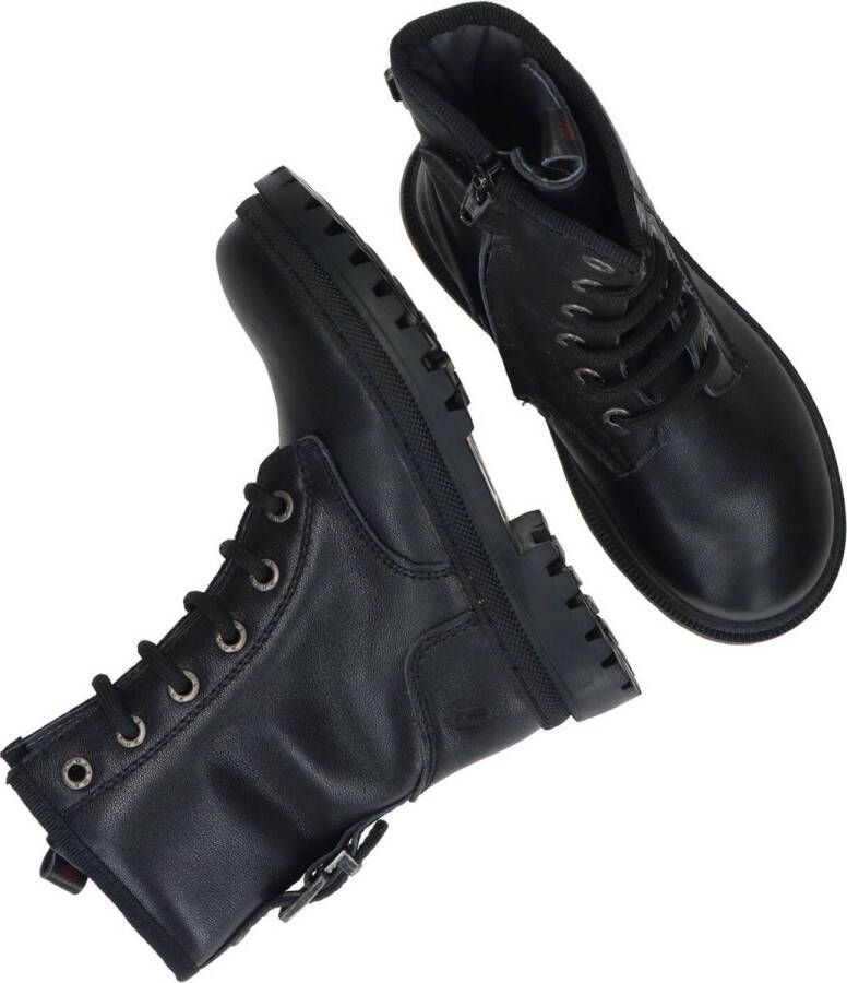 Shoesme Bikerboots Meisjes Black Leer