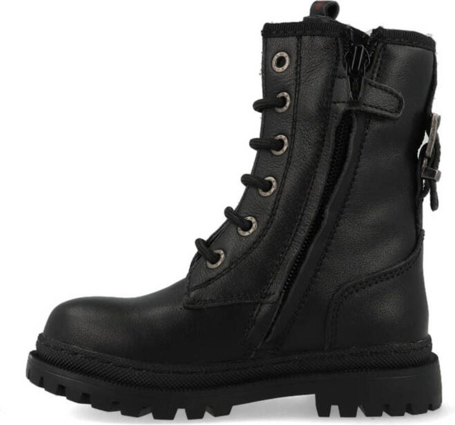 Shoesme Bikerboots Meisjes Black Leer