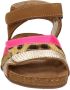 Shoesme cognac sandaal met fuchsia en snake-details - Thumbnail 5