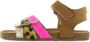 Shoesme cognac sandaal met fuchsia en snake-details - Thumbnail 11