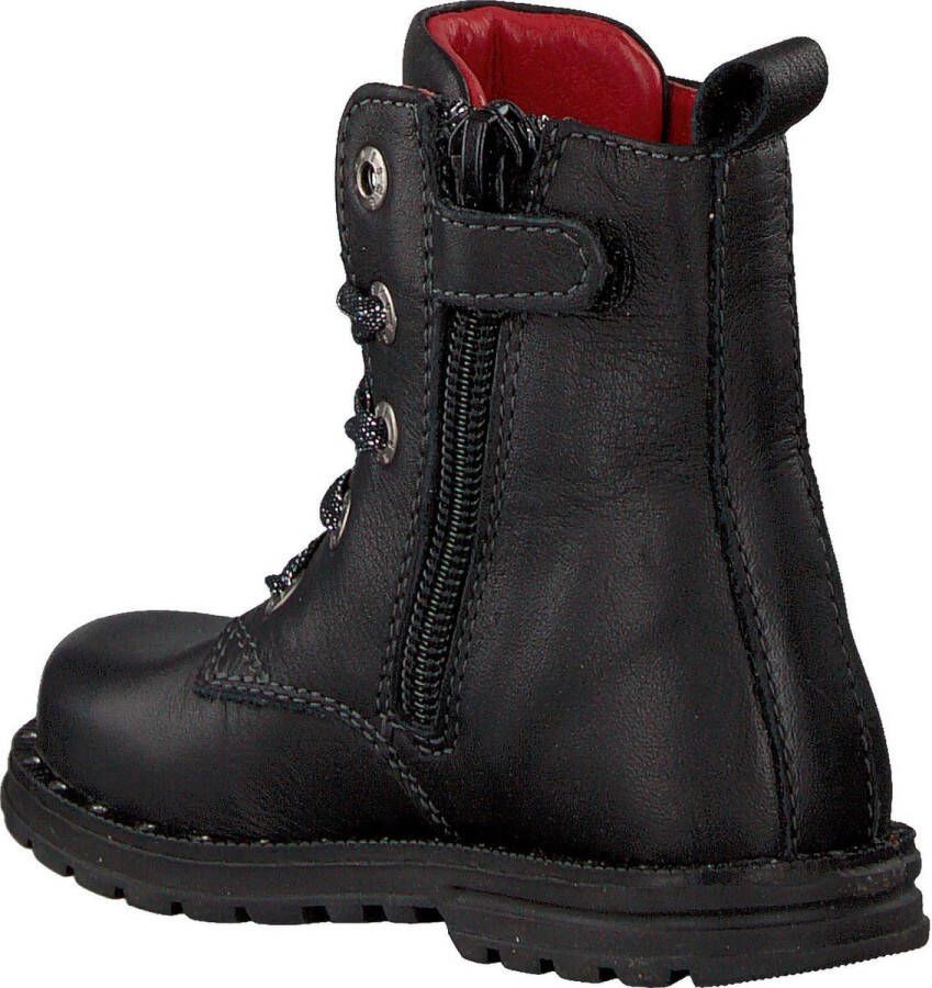 Shoesme De9w095 Veterboots Laarzen Met Veters Meisjes Zwart