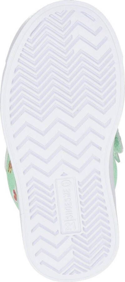 Shoesme mintgroene sneaker met luipaardprint